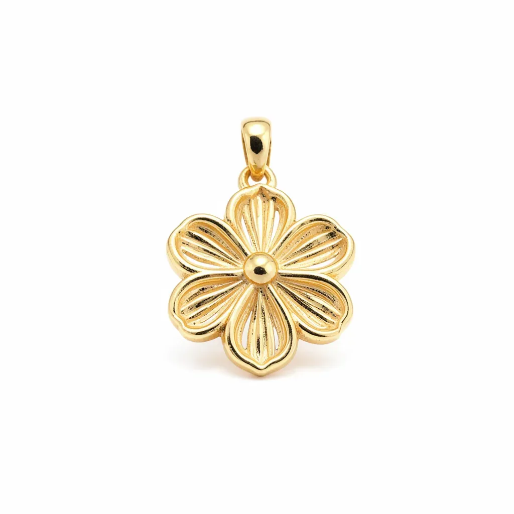 Pendentif en Forme de Fleur