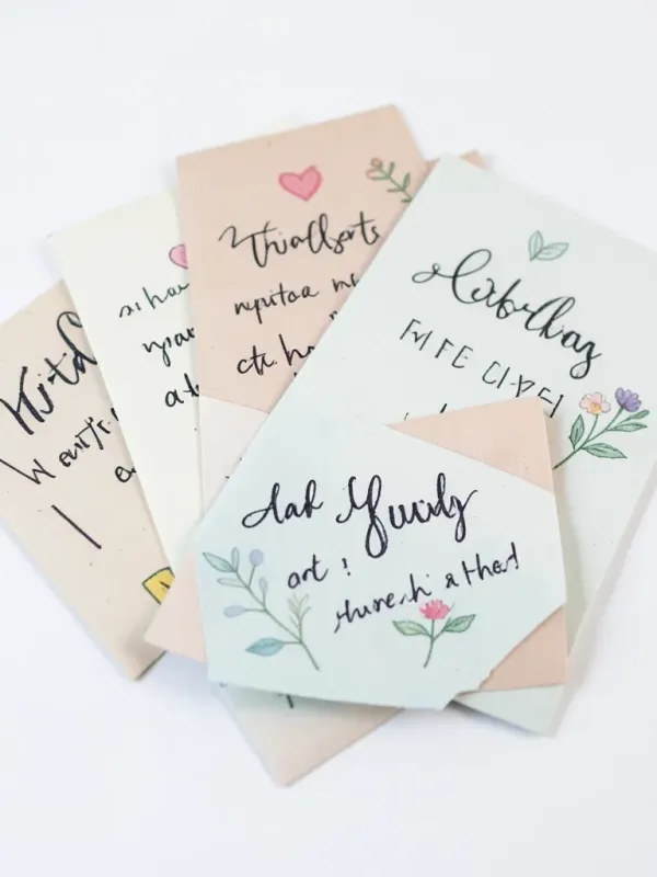 Produit Set de Cartes de Vœux Artisanales Image