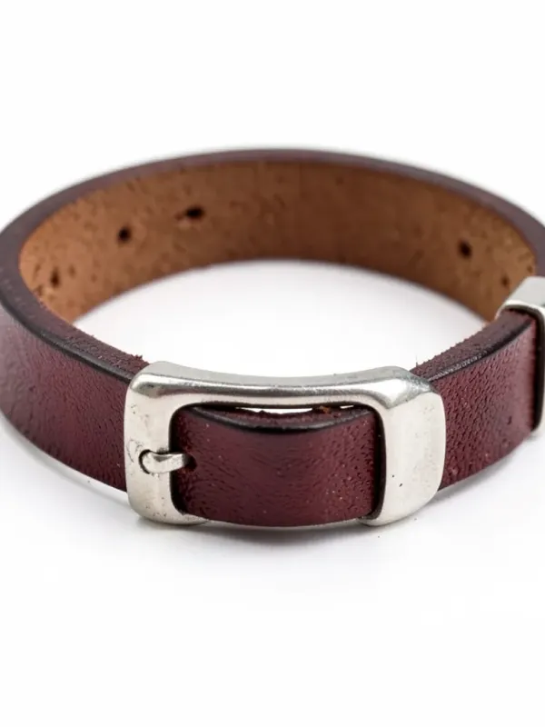 Produit Bracelet en Cuir et Métal Image